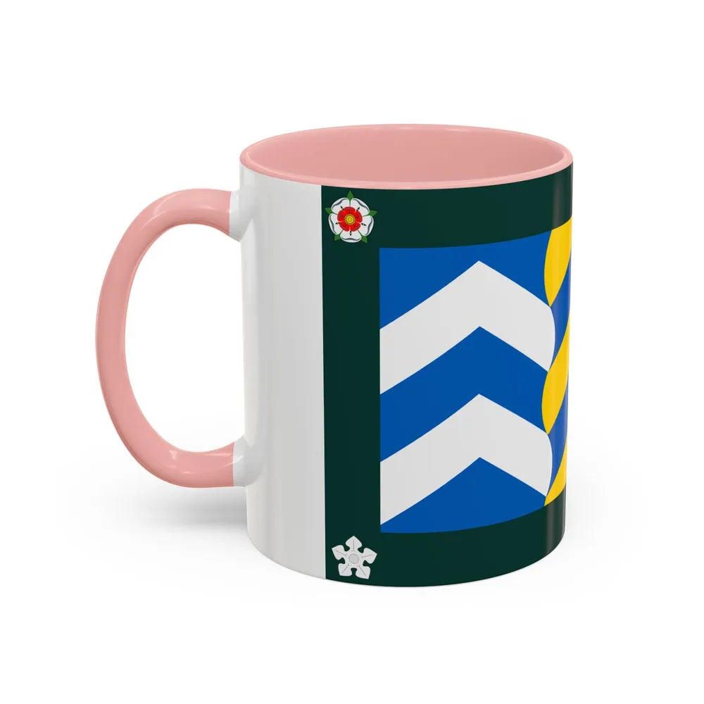 Flag of Cumbria UK - Accent Coffee Mug-Go Mug Yourself