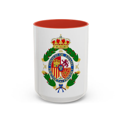 Coat of Arms of the Spanish Council of State - Accent Coffee Mug