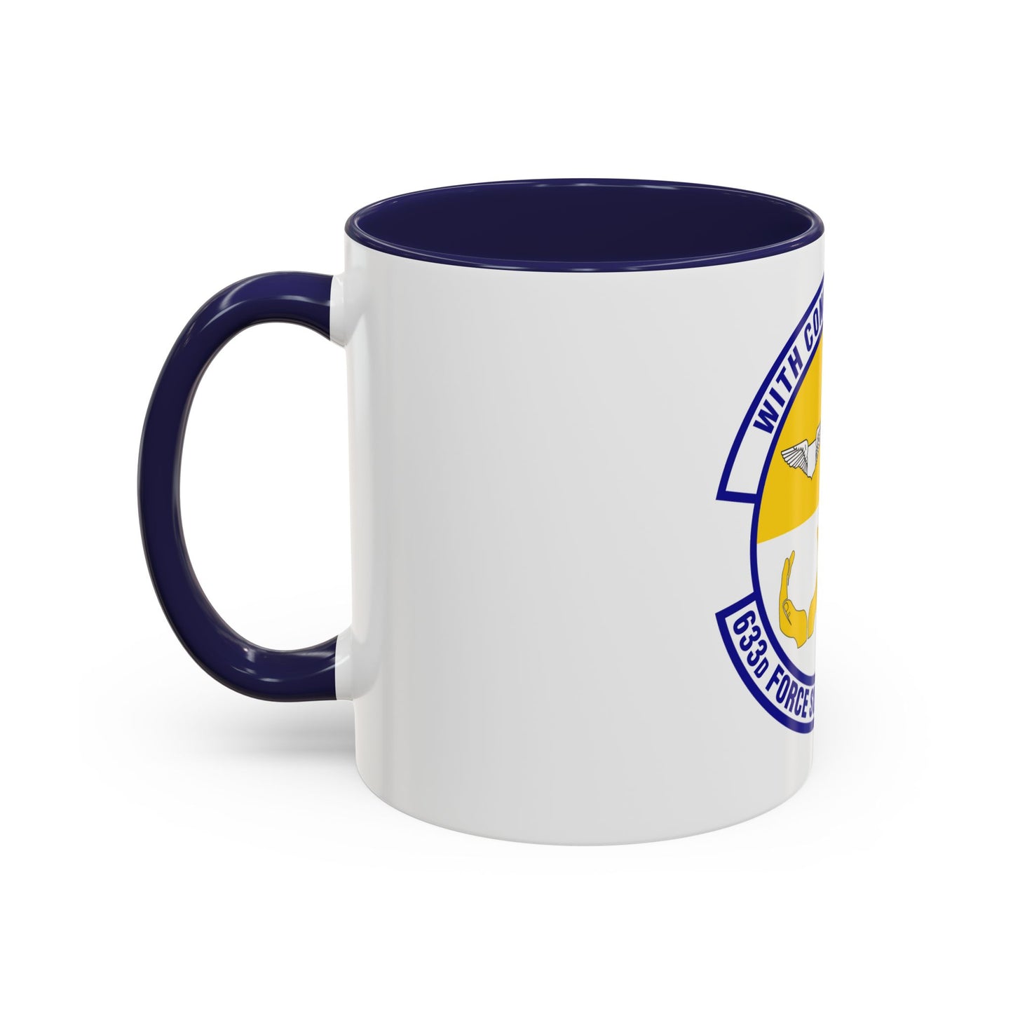 633d Force Support Squadron (U.S. Air Force) Accent Coffee Mug