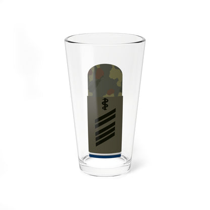 HA OS5 16 Oberstabsgefreiter SanOA San HMx L (Germany) (Military Rank) Pint Glass 16oz