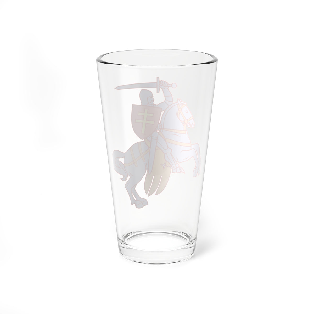 Pahonia-contour multi-color fill available (Belarus) (Coat of Arms) Pint Glass 16oz