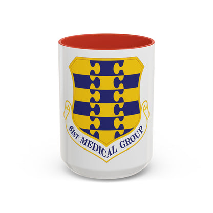 61st Medical Group (U.S. Air Force) Accent Coffee Mug