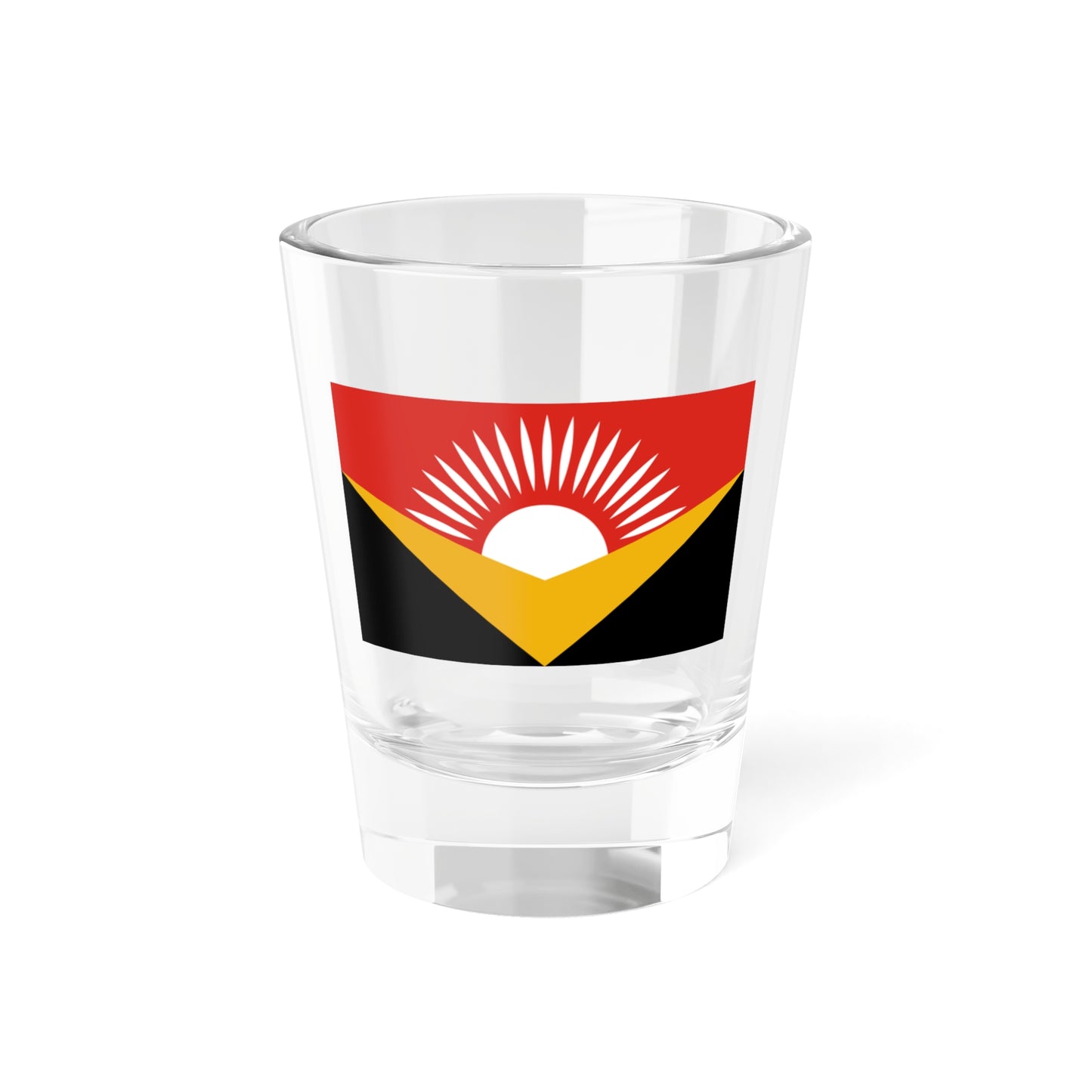 Flag of Kingman Kansas (United States) Shot Glass 1.5oz