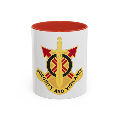 107th Artillery Group (U.S. Army) Accent Coffee Mug