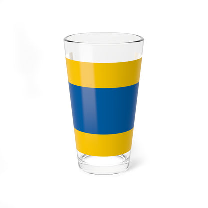 Flag of Szekszard 1941 (Hungary) Pint Glass 16oz
