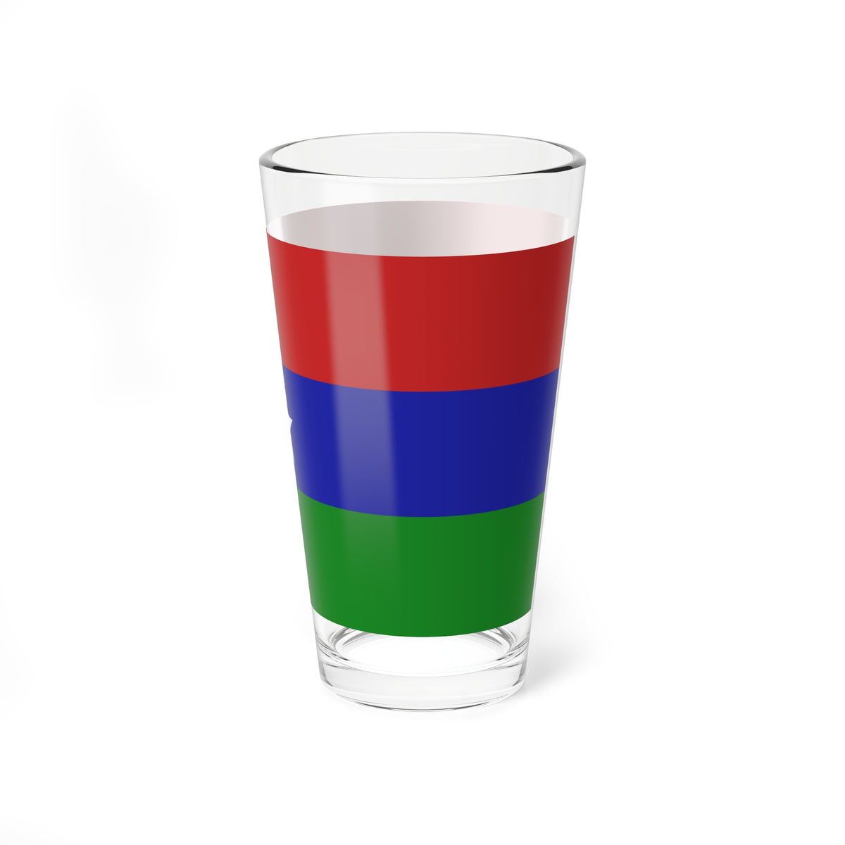 Bandera del Municipio Santos Marquina (Venezuela) Pint Glass 16oz