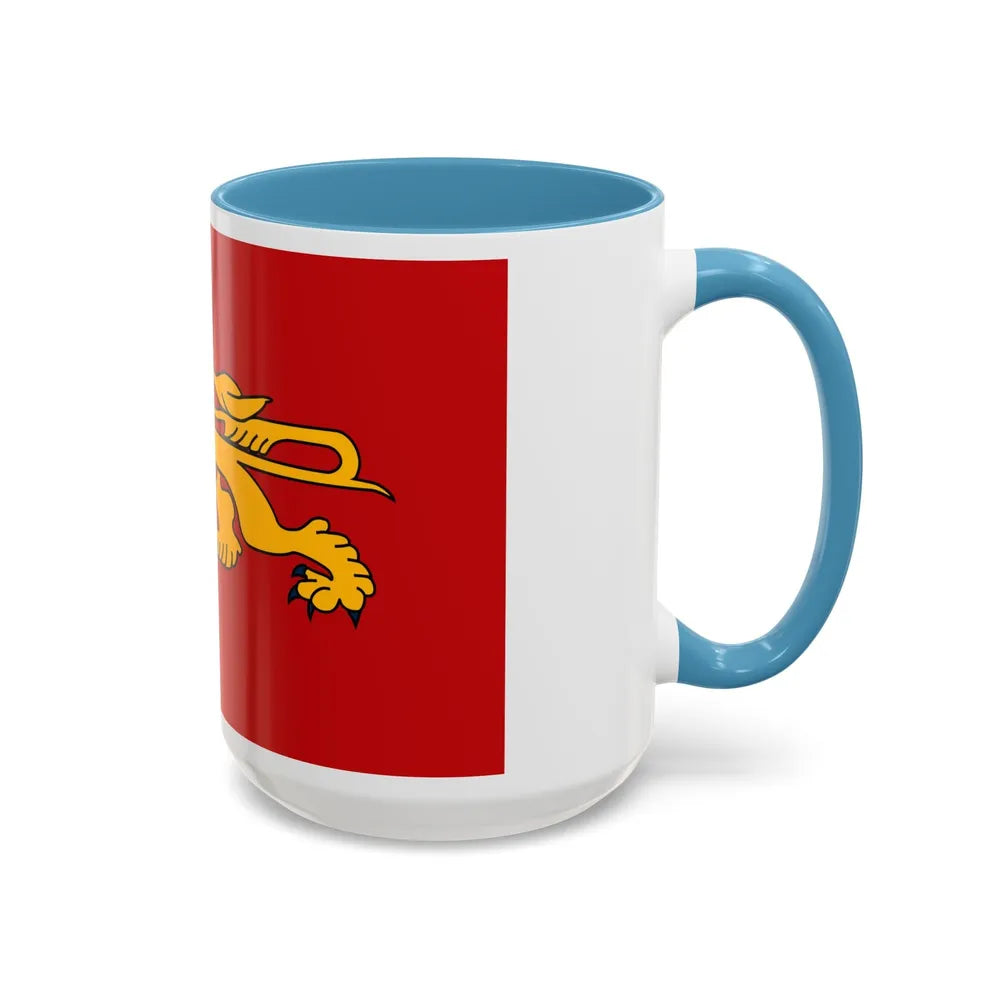 Flag of Aquitaine France - Accent Coffee Mug-Go Mug Yourself