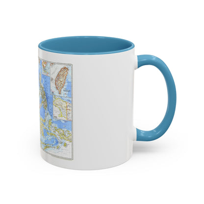Asia - Southeast (1968) (Map) Accent Coffee Mug