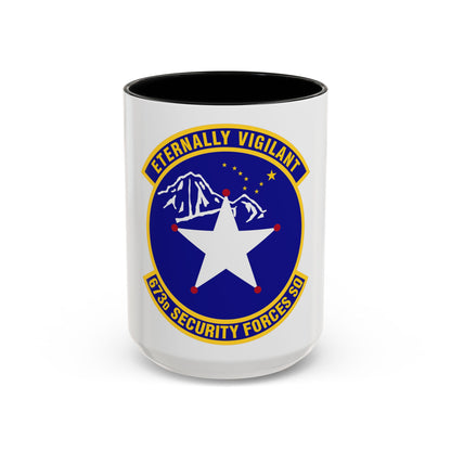 673 Security Forces Squadron PACAF (U.S. Air Force) Accent Coffee Mug
