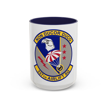 337th Airlift Squadron (U.S. Air Force) Accent Coffee Mug