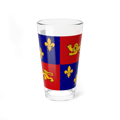 Drapeau fr departement Landes (France) Pint Glass 16oz