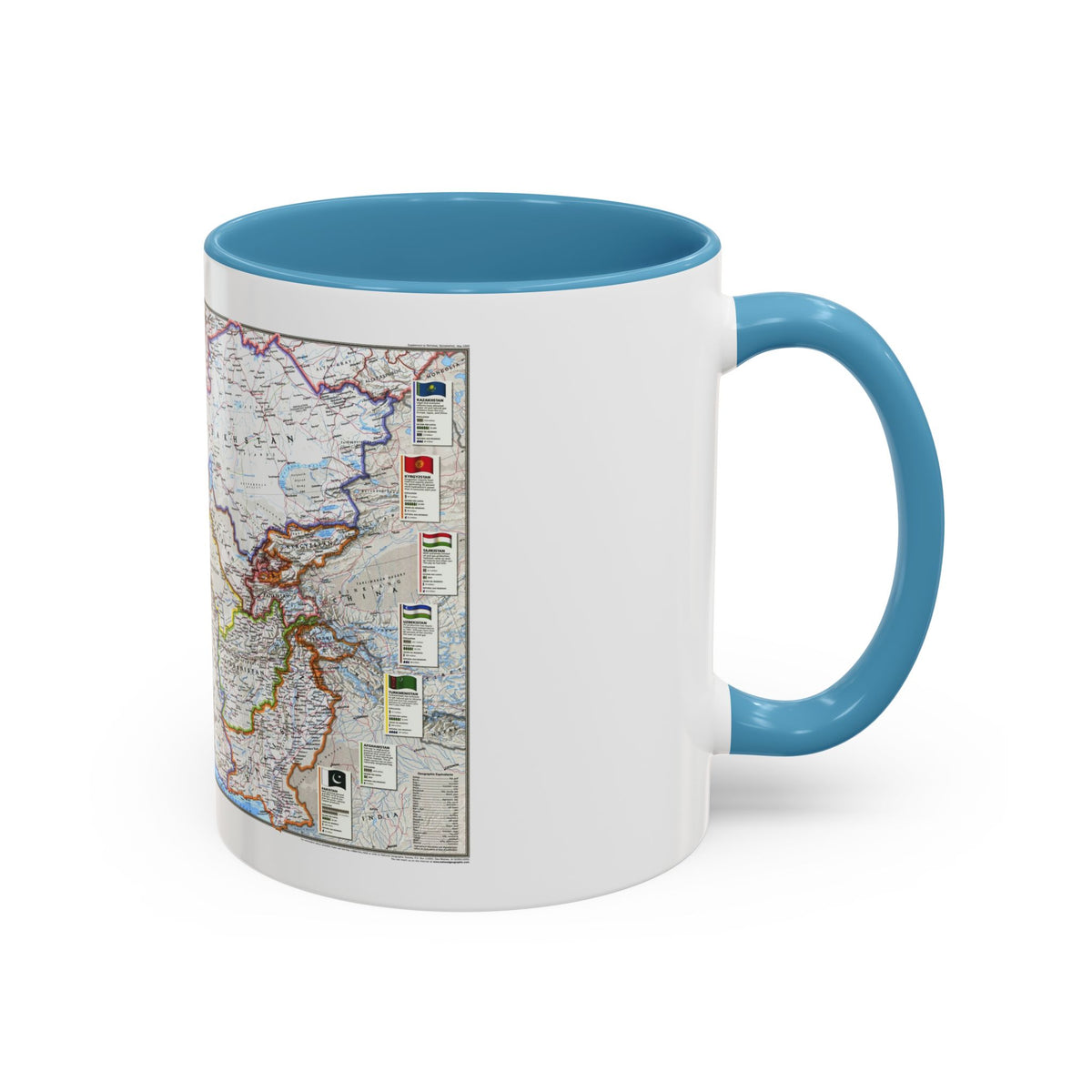 Caspian Region- Promise and Peril (1999) (Map) Accent Coffee Mug