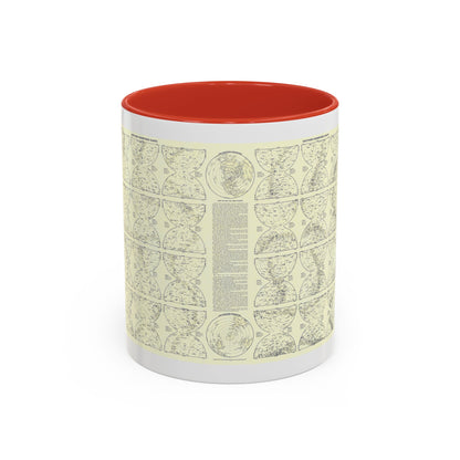 Heavens, The 2 (1957) (Map) Accent Coffee Mug
