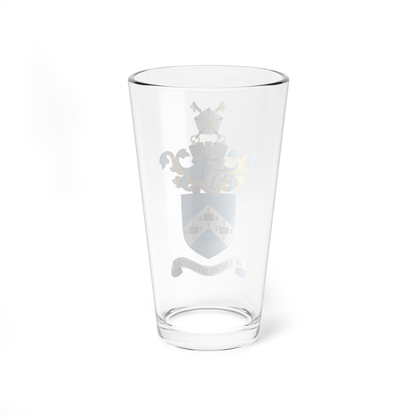 UoY CoA updated (United Kingdom) (Coat of Arms) Pint Glass 16oz