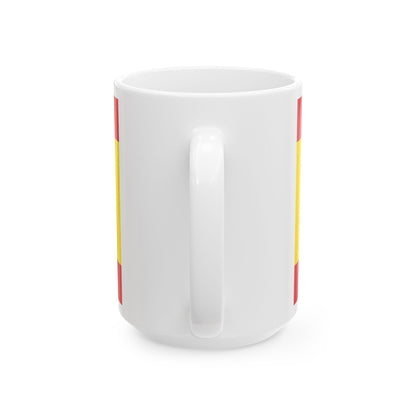 Flag of Schwalm Eder Kreis Germany - White Coffee Mug-Go Mug Yourself