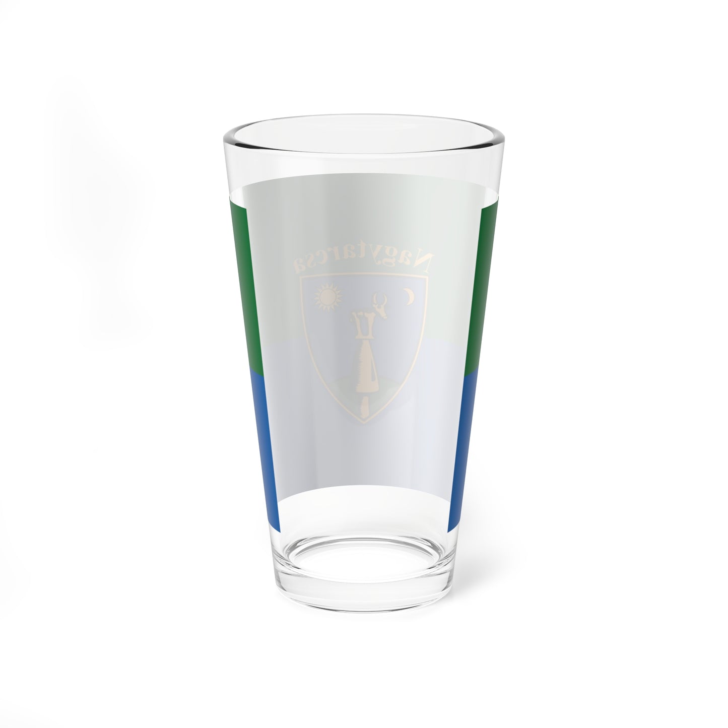Flag of Nagytarcsa (Hungary) Pint Glass 16oz