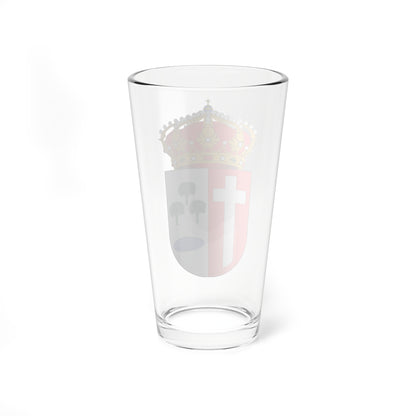 Escudo de Capdesaso-Huesca (Spain) (Coat of Arms) Pint Glass 16oz