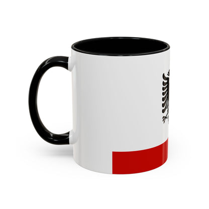 Naval Ensign of Albania 1958 to 1992 - Accent Coffee Mug