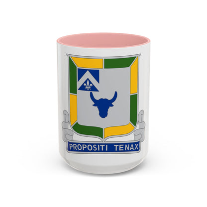 133 Tank Battalion (U.S. Army) Accent Coffee Mug