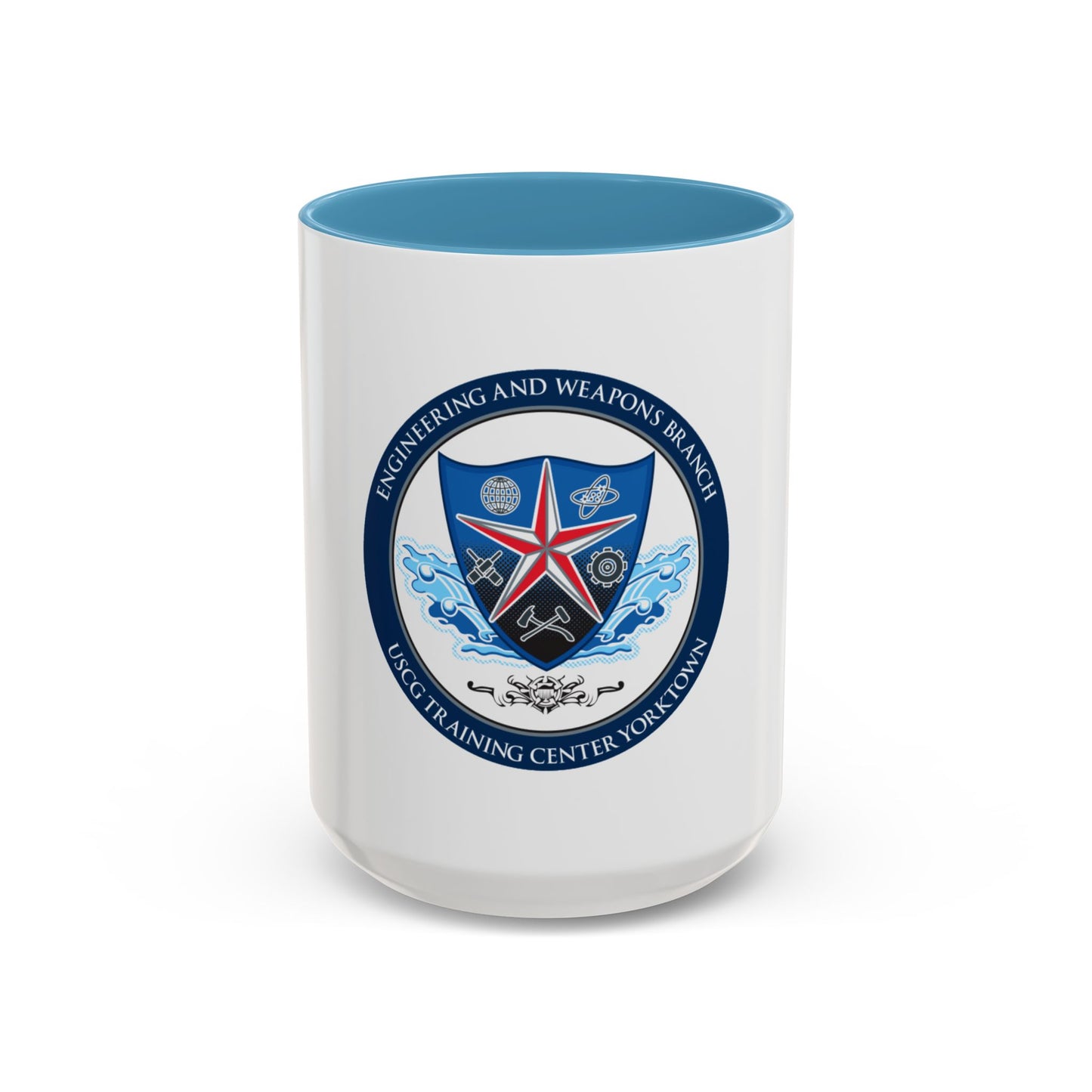 USCGC Training Yorktown (U.S. Coast Guard) Accent Coffee Mug