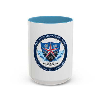 USCGC Training Yorktown (U.S. Coast Guard) Accent Coffee Mug