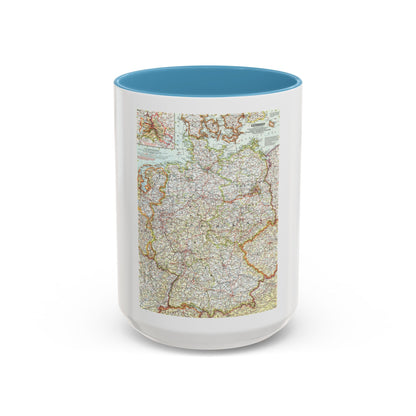 Germany (1959) (Map) Accent Coffee Mug