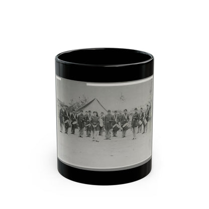 Drum Corps 30th Pa. Infantry (U.S. Civil War) Black Coffee Mug