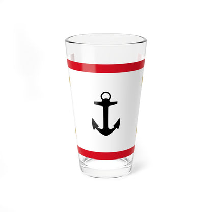 Rank flag for the Commander General of the Peruvian Navy (Peru) Pint Glass 16oz
