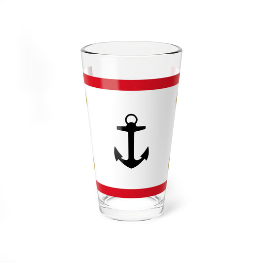 Rank flag for the Commander General of the Peruvian Navy (Peru) Pint Glass 16oz