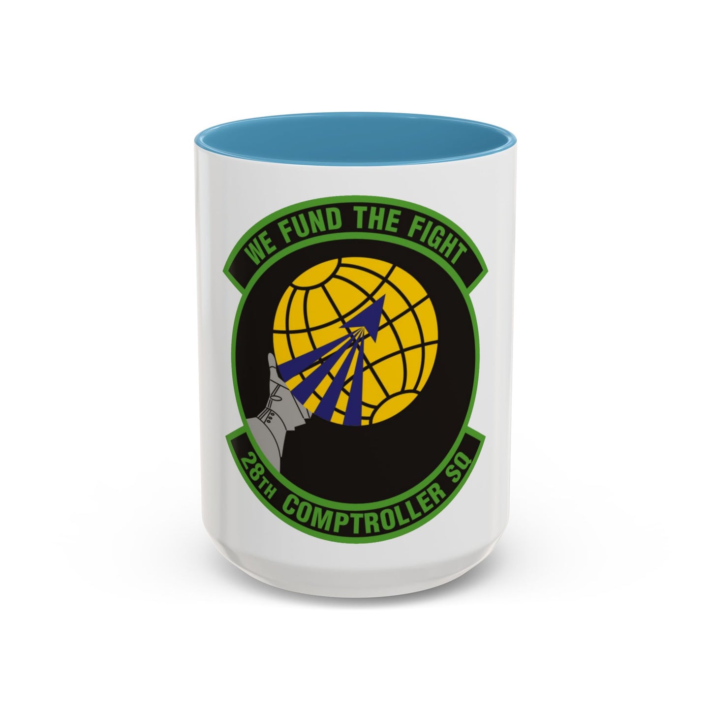 28th Comptroller Squadron (U.S. Air Force) Accent Coffee Mug