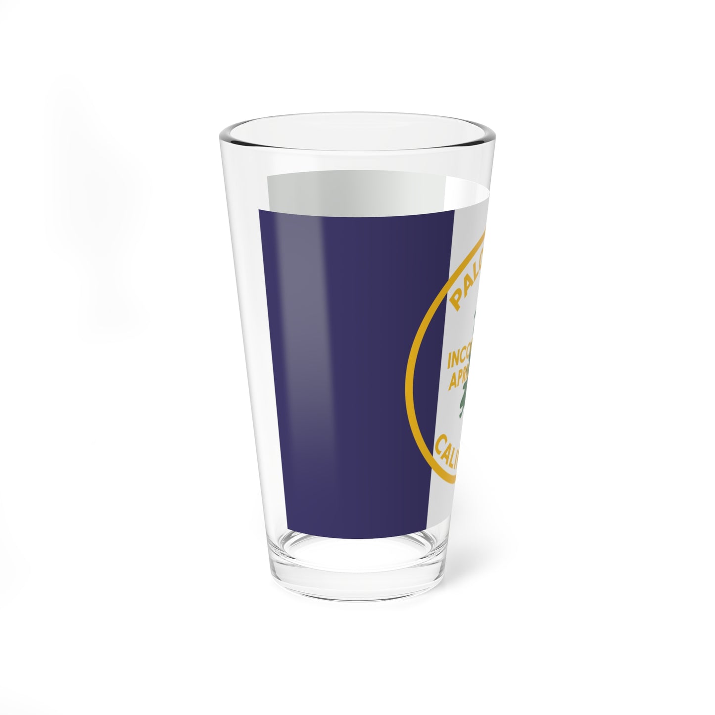 Flag of Palo Alto California (United States) Pint Glass 16oz
