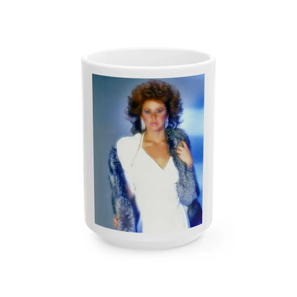 Linda Blair #257 (Vintage Female Icon) White Coffee Mug-15oz-Go Mug Yourself