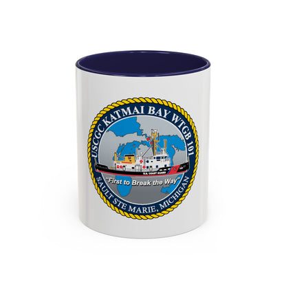 USCG Katmai Bay WTGB 101 (U.S. Coast Guard) Accent Coffee Mug