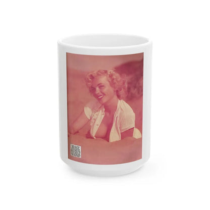 Eve Meyer #54 (Vintage Female Icon) White Coffee Mug-15oz-Go Mug Yourself