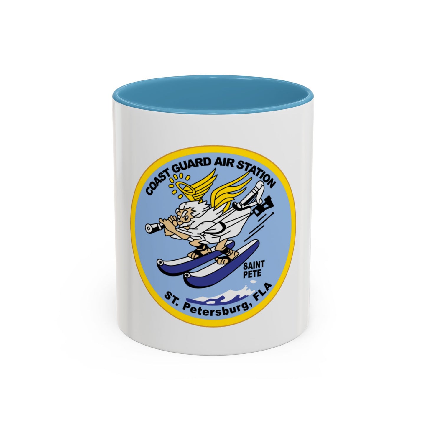 USCGC Air Station St Petersburg FLA (U.S. Coast Guard) Accent Coffee Mug