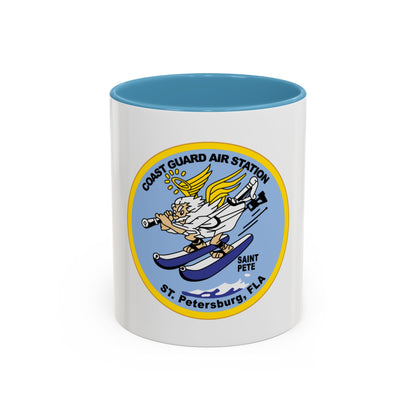 USCGC Air Station St Petersburg FLA (U.S. Coast Guard) Accent Coffee Mug