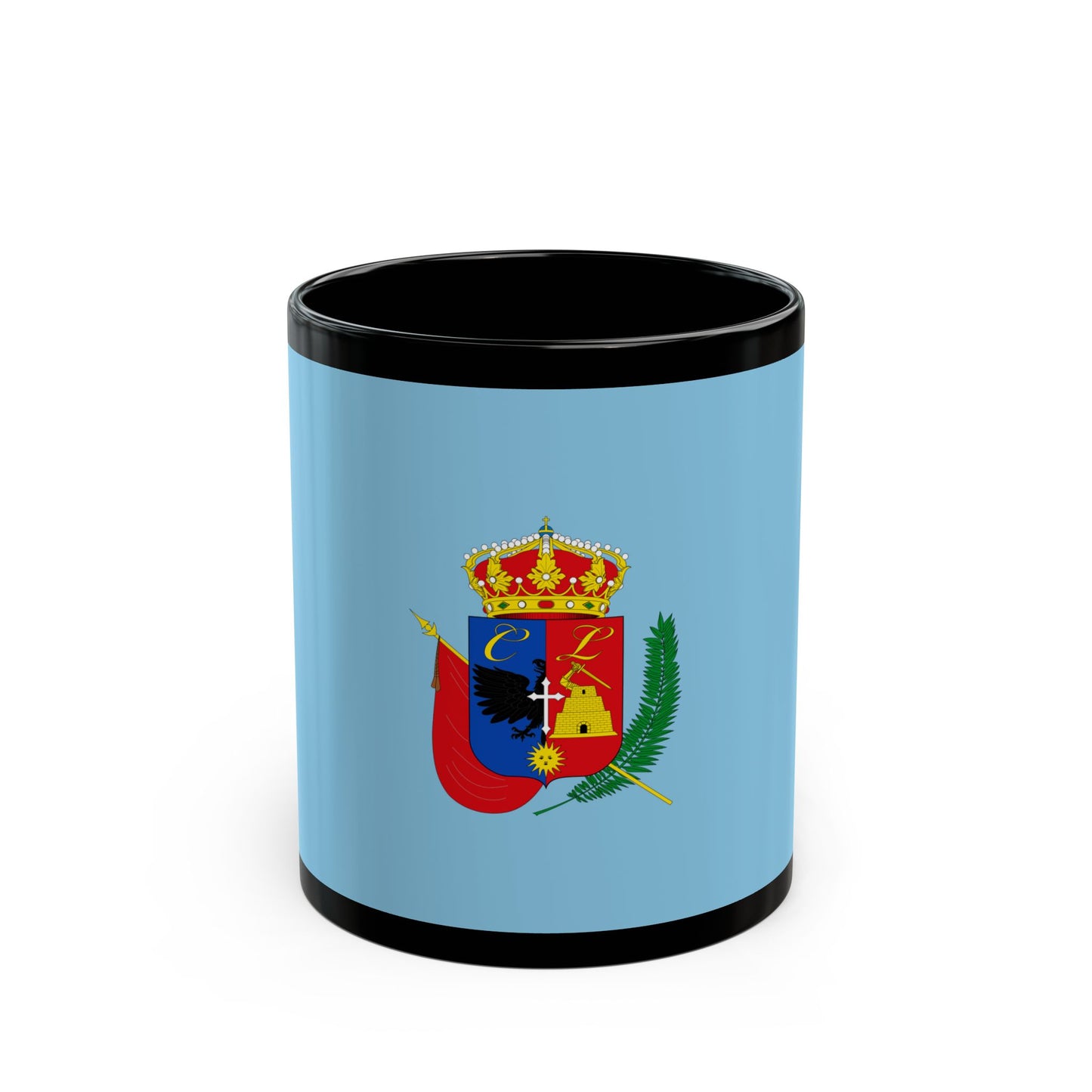 Flag of Cajamarca capital of the Cajamarca Region Peru - Black Coffee Mug-11oz-Go Mug Yourself