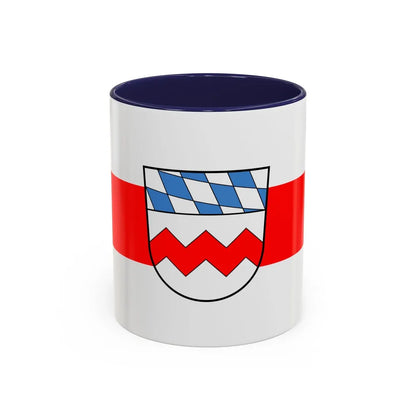 Flag of Dachau Germany - Accent Coffee Mug-11oz-Navy-Go Mug Yourself