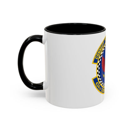434 Communications Squadron AFRC (U.S. Air Force) Accent Coffee Mug