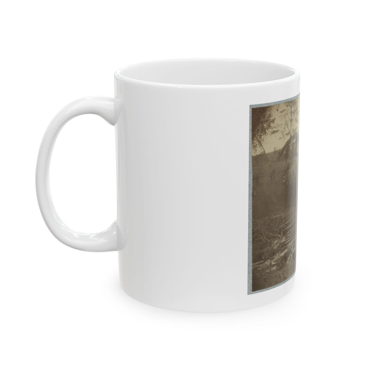 Pontoon Bridge (U.S. Civil War) White Coffee Mug