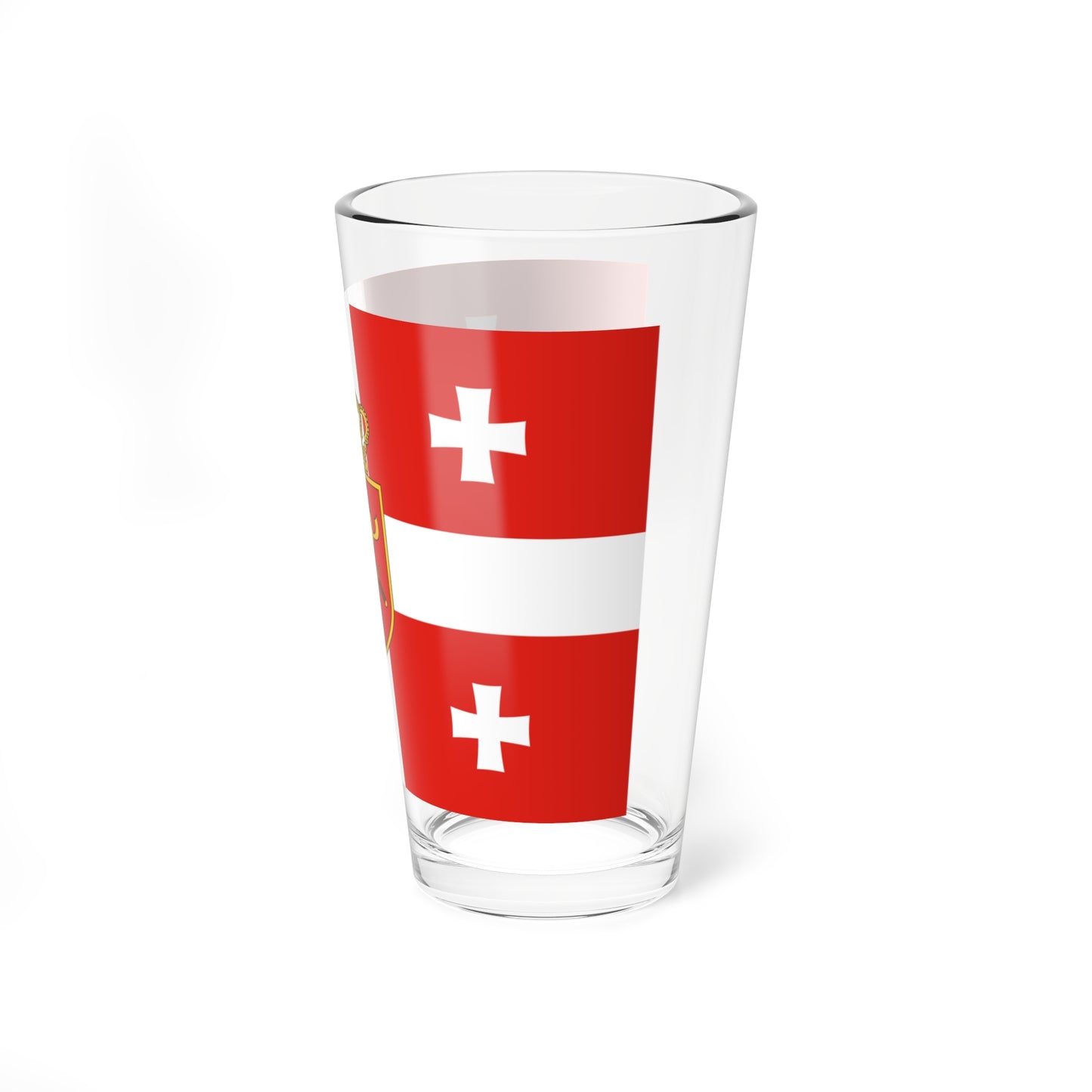 Flag of the Georgian Armed Forces (Georgia) Pint Glass 16oz