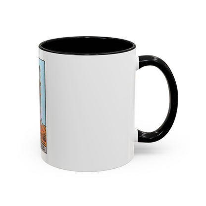 The Page of Wands (Tarot Card) Accent Coffee Mug