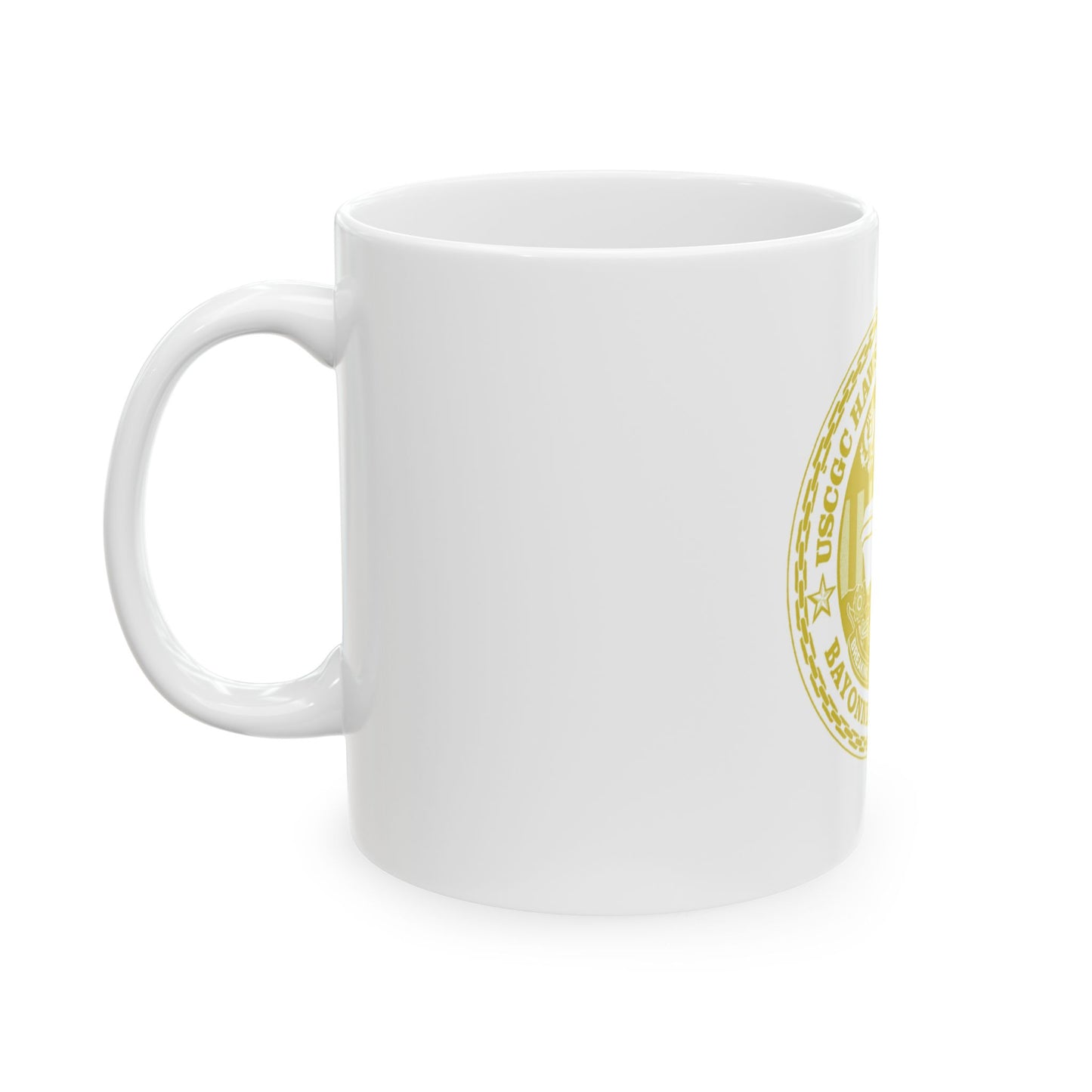USCG Hawser WYTL 65610 Sim Gold (U.S. Coast Guard) White Coffee Mug