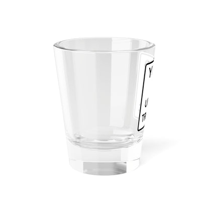 MUTCD-CA R55 (California) (Road Sign) Shot Glass 1.5oz