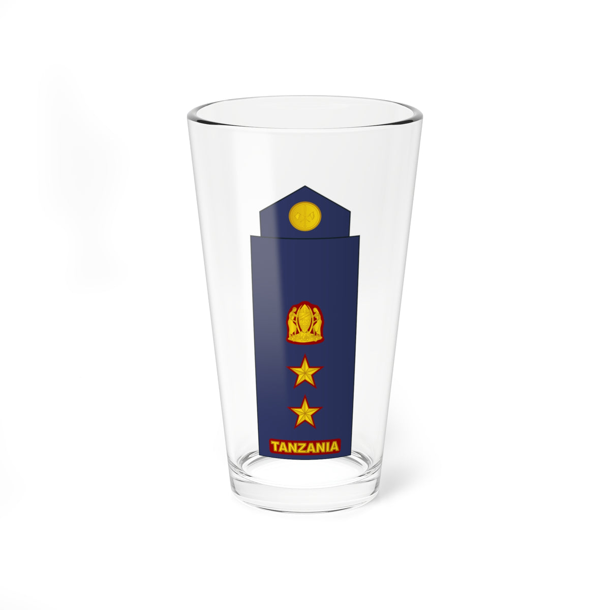 13 Tanzania Air Force COL (Tanzania) (Military Rank) Pint Glass 16oz