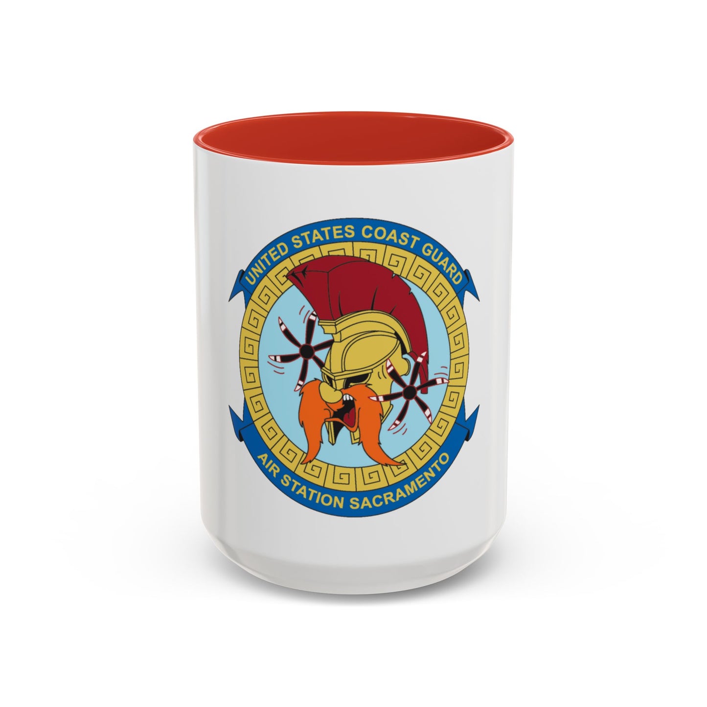 USCG AS Sacramento CA (U.S. Coast Guard) Accent Coffee Mug