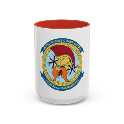 USCG AS Sacramento CA (U.S. Coast Guard) Accent Coffee Mug