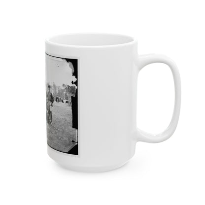 Fair Oaks, Va., Vicinity. Brigade Officers Of The Horse Artillery Commanded By Lt. Col. William Hays (U.S. Civil War) White Coffee Mug