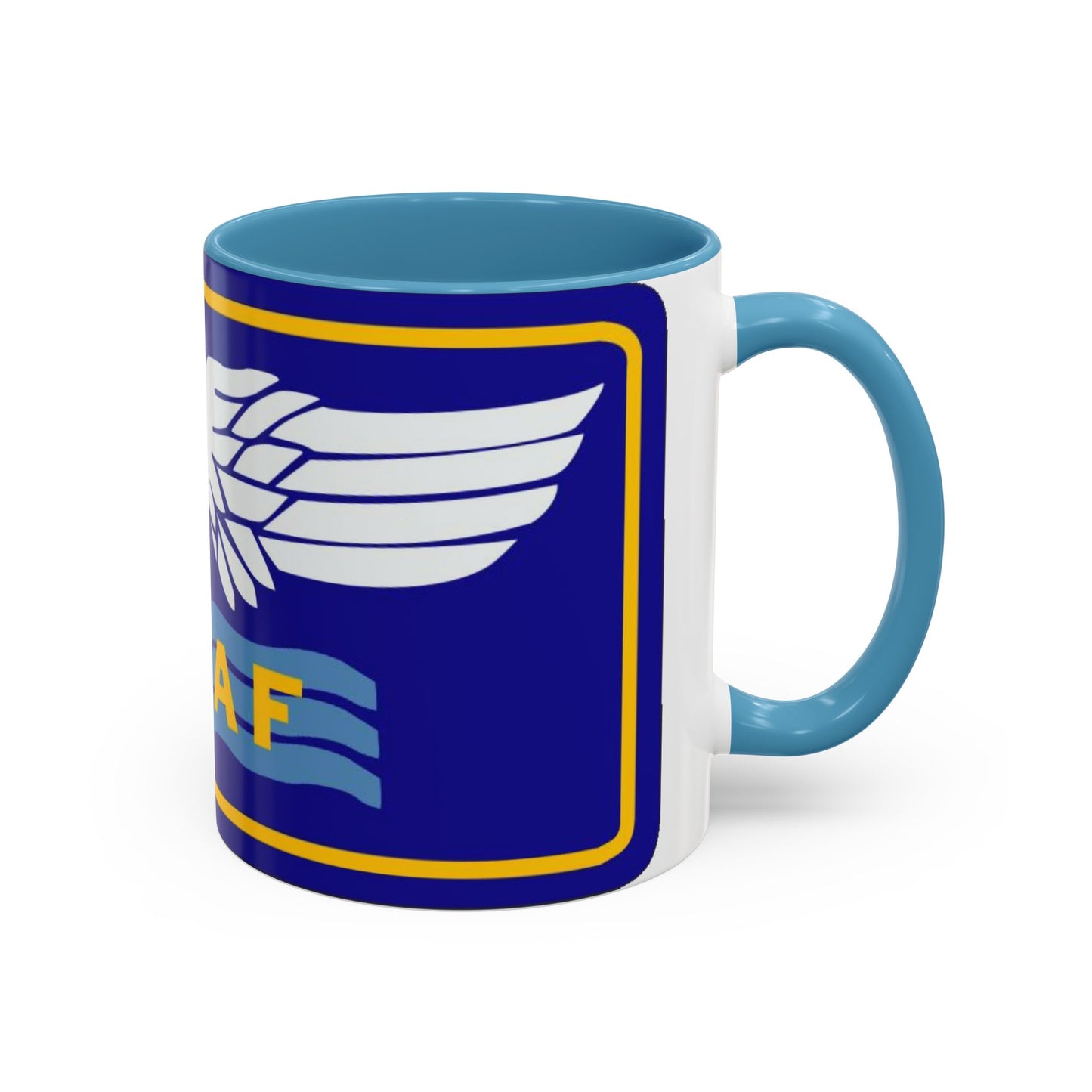 Tasse à café avec accents des forces aériennes alliées méditerranéennes (armée américaine)