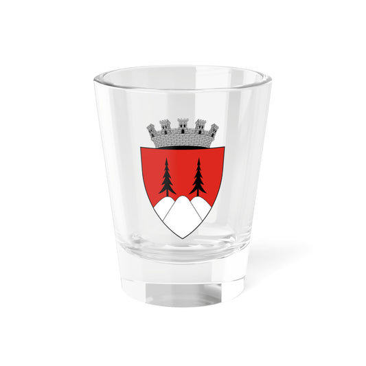 Coa Romania Town Falticsén History (Oman) (Coat of Arms) Shot Glass 1.5oz